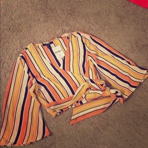 Forever 21 Wrap Around Crop Top